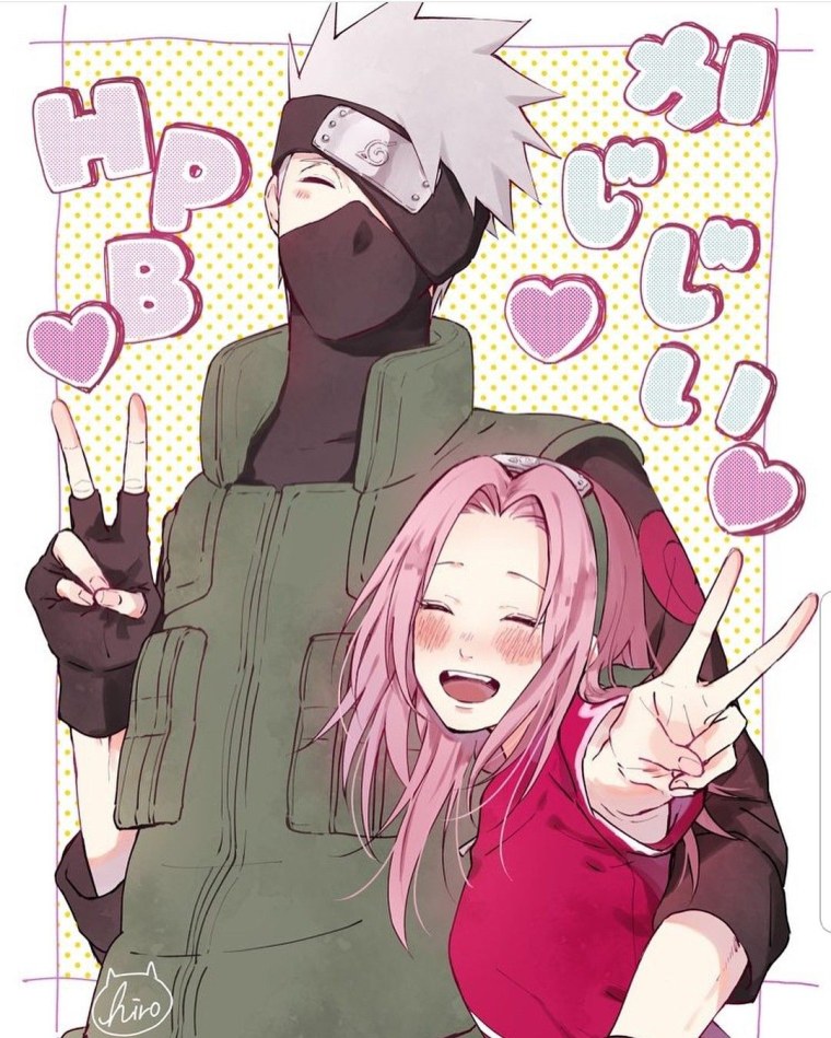 Наруто Какаси Хатакэ и Сакура