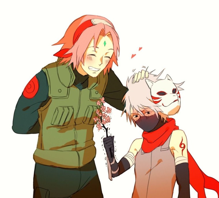 Какаши/Сакура au