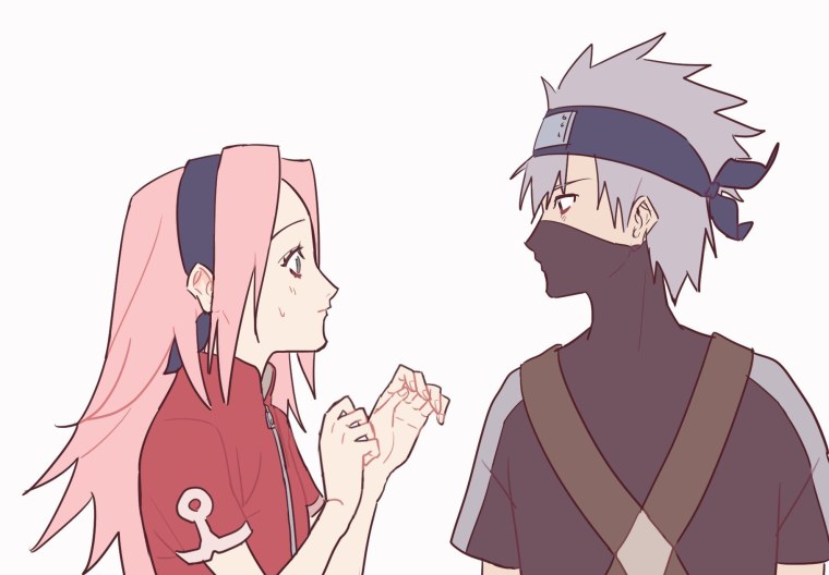 Маленький Какаши и Сакура