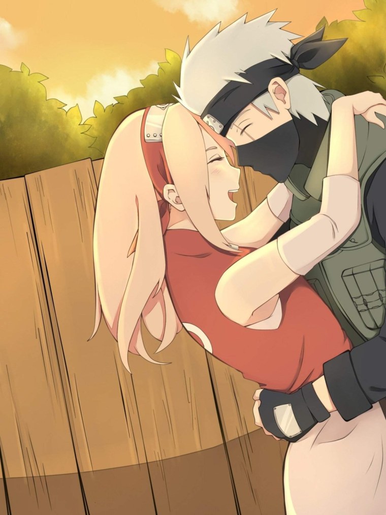 Сакура Харуно и Какаси Хатакэ и Наруто