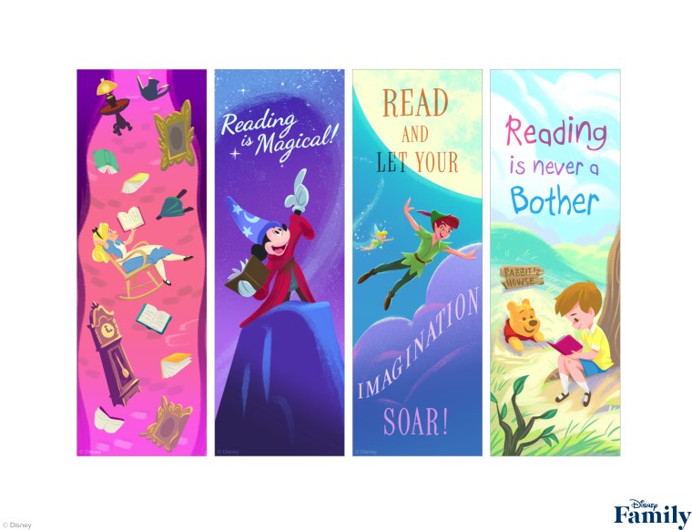 Закладки для книг с персонажами