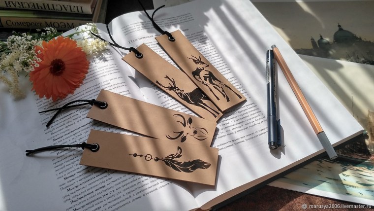 Необычные книжные закладки