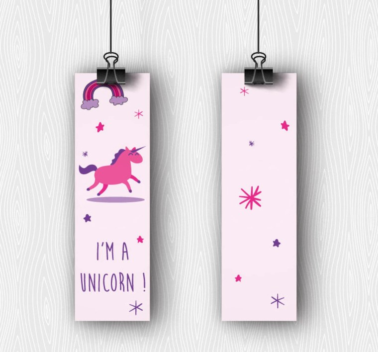 Закладка Единорог