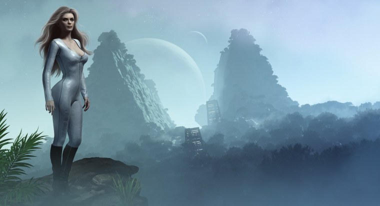 Фантастические миры девушки