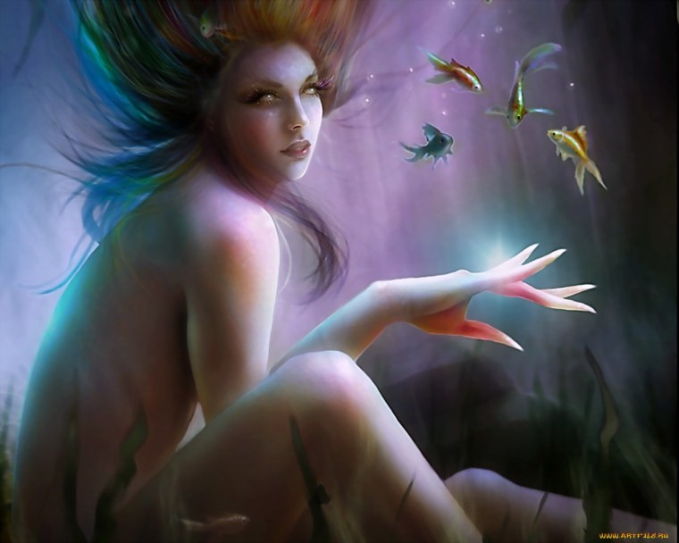 Картинки фантастические существа девушки