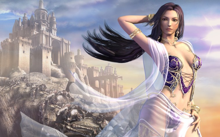 Гарем фэнтези девушки принц Персии