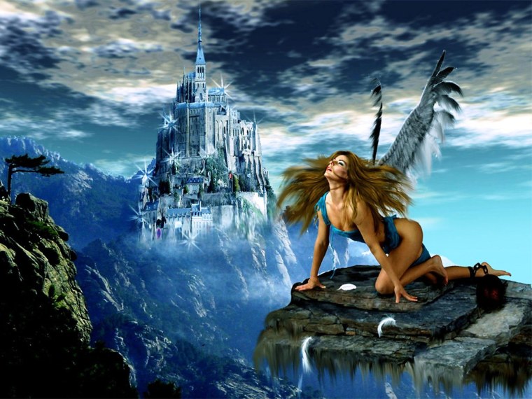 Ведьма на скале