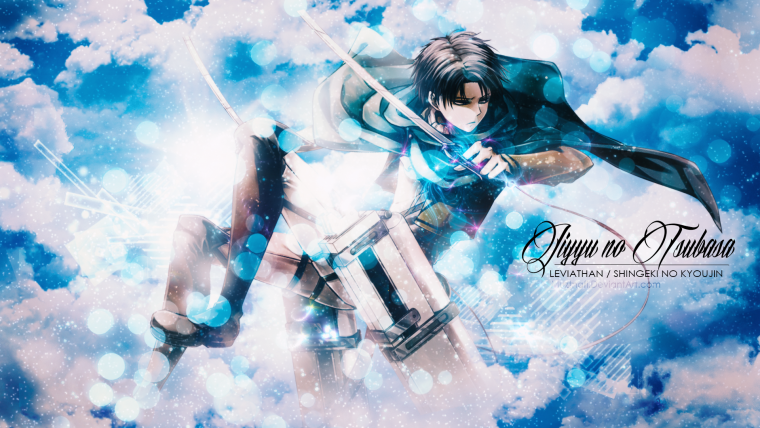 Атака титанов обои 1920 1080 Леви