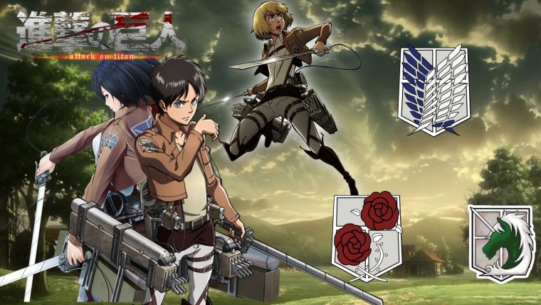 Атака титанов школа