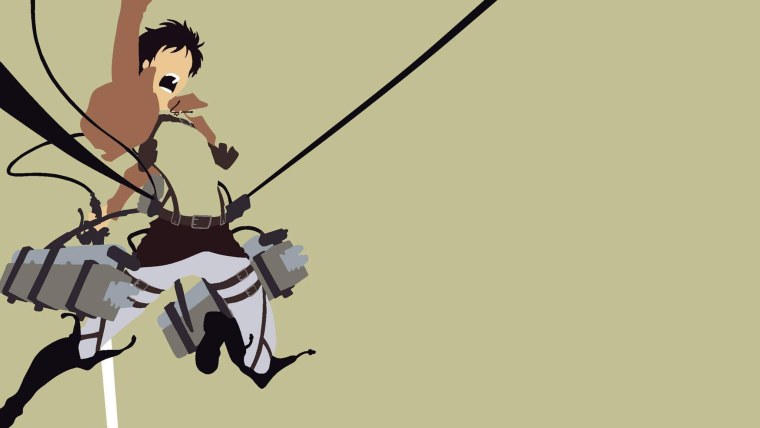 Minimalist anime атака титанов