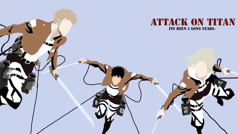 Обои на рабочий стол аниме атака титанов