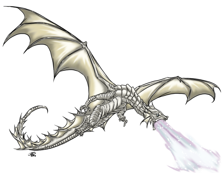 Дракон без фона