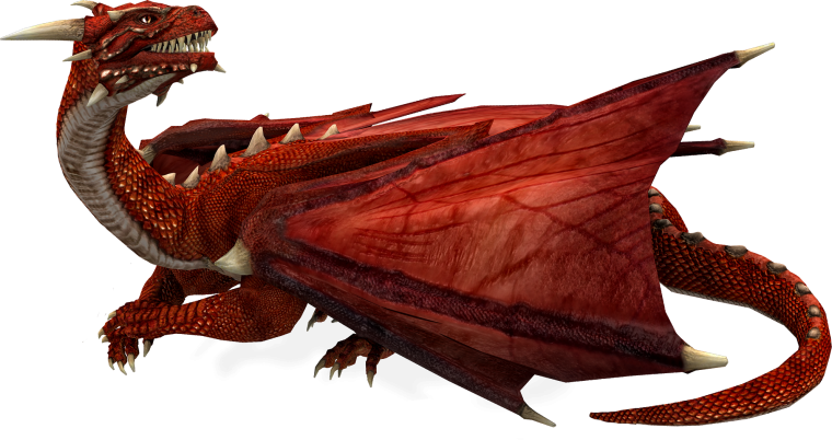 Дракоконы на белом фоне