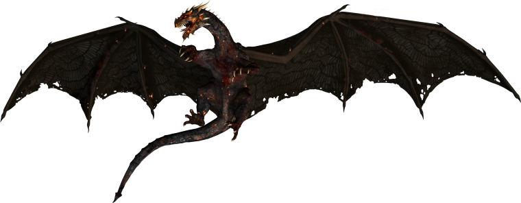 Голова дракона на белом фоне