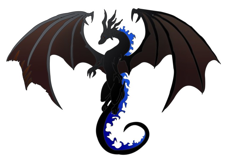 Дракон без фона