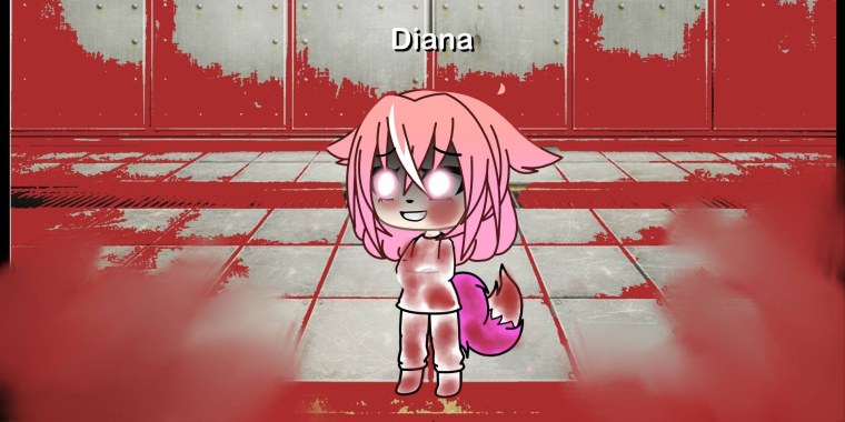 ОС гача лайф девочка убийца