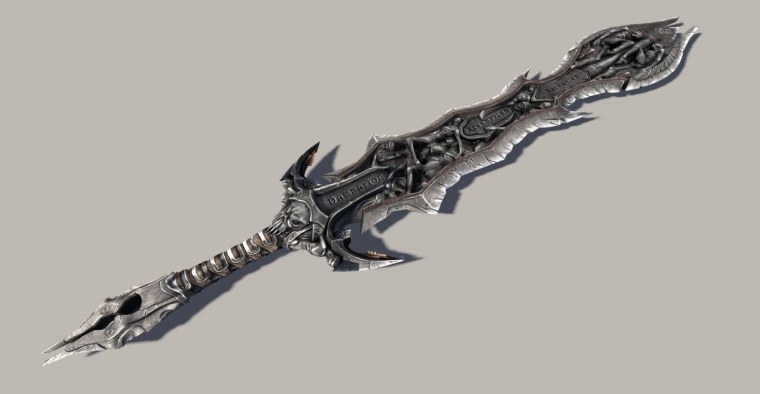 Скайрим Демонический меч