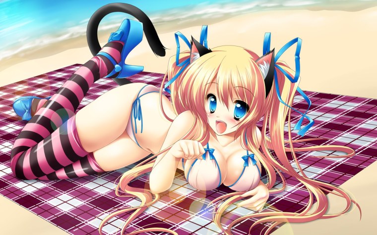 Красивые девушки с большой грудью аниме