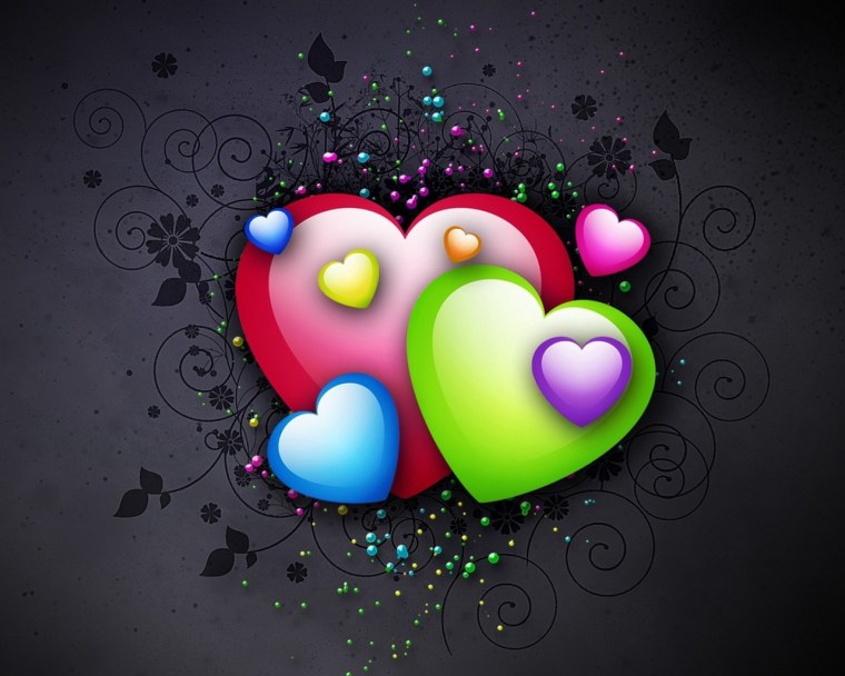 Красивые сердечки