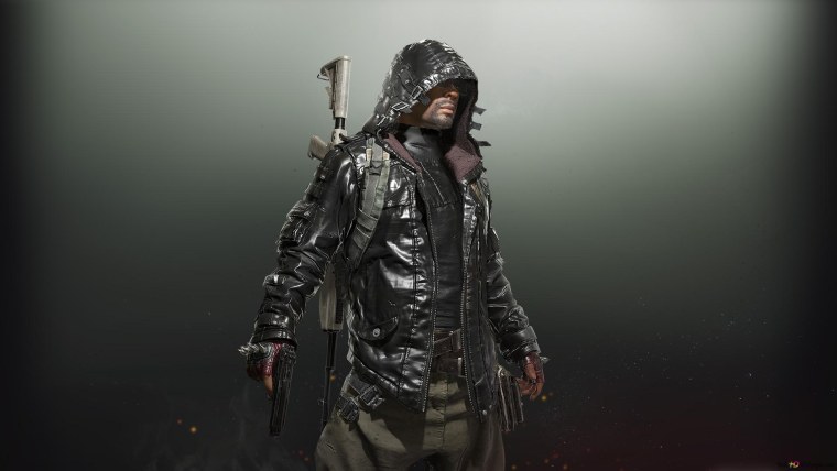 Sleeveless Biker Jacket Black PUBG