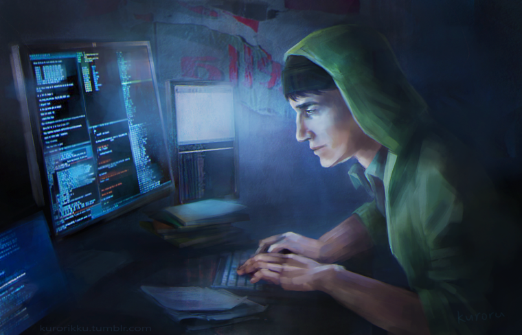 Компьютер хакера