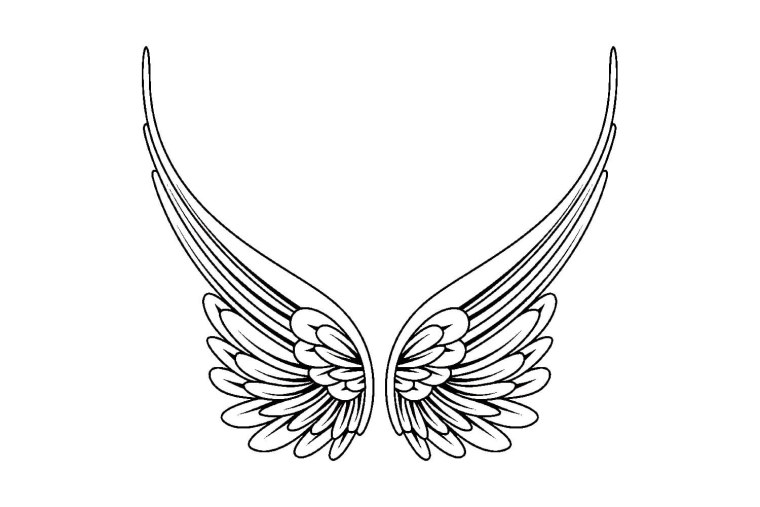 Крылья ангела пиксарт