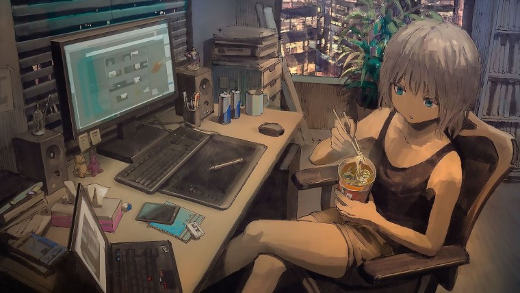 Аниме за компьютером