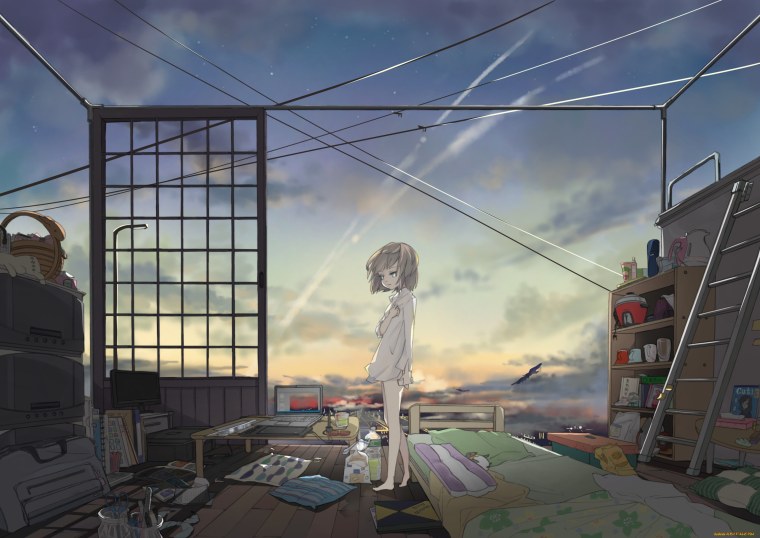 Крыша аниме