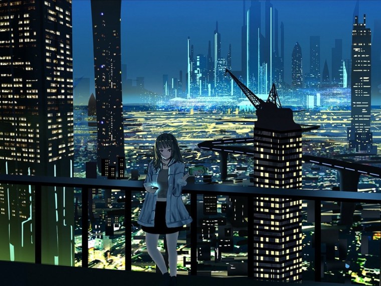 Аниме город