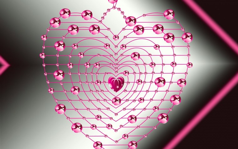 Яркое сердечко