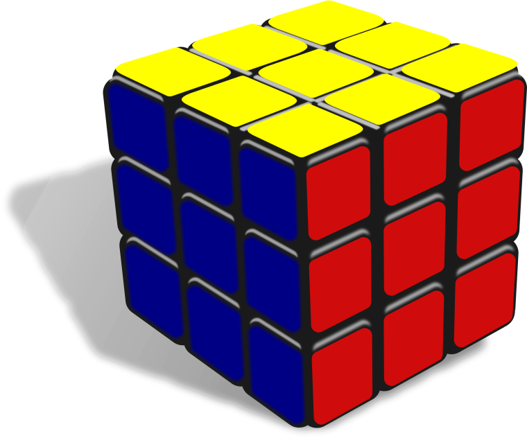 Кубик рубик без фона
