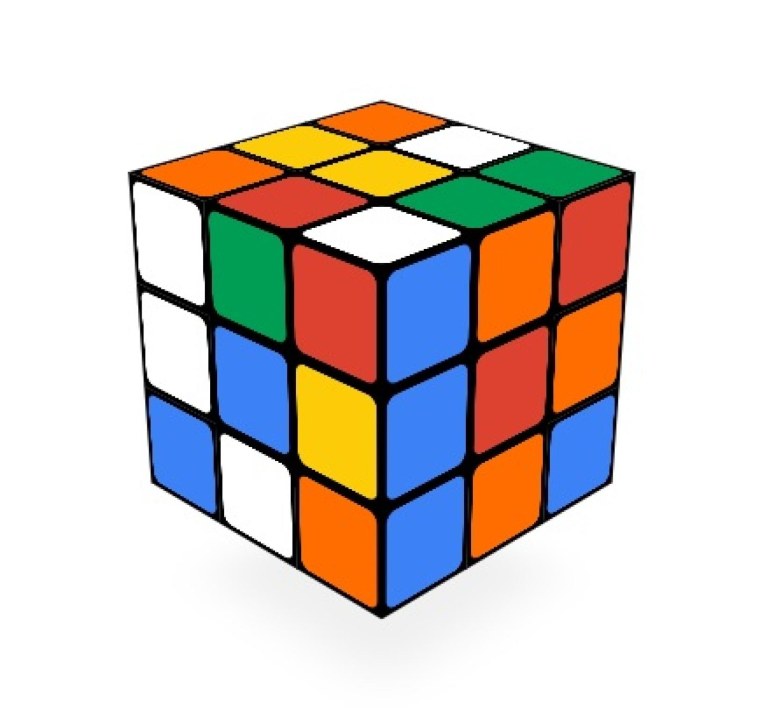 Кубик Рубика рисунок