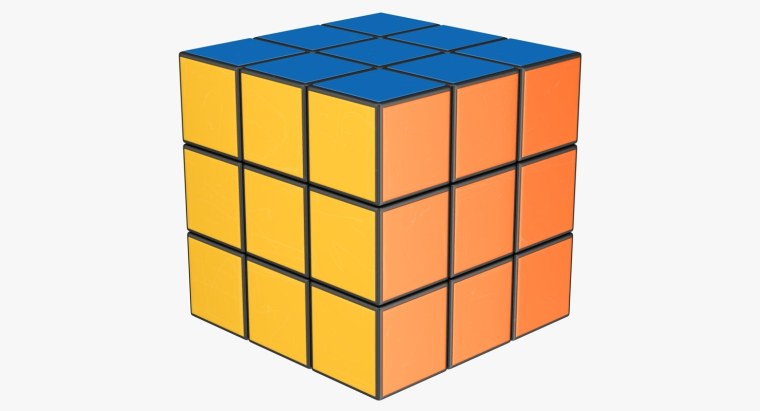 Кубик-Рубика 3х3 черно белый