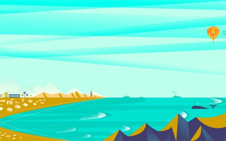 Океан Минимализм