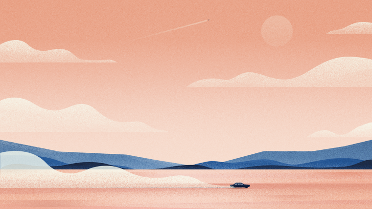 Минималистичный пейзаж