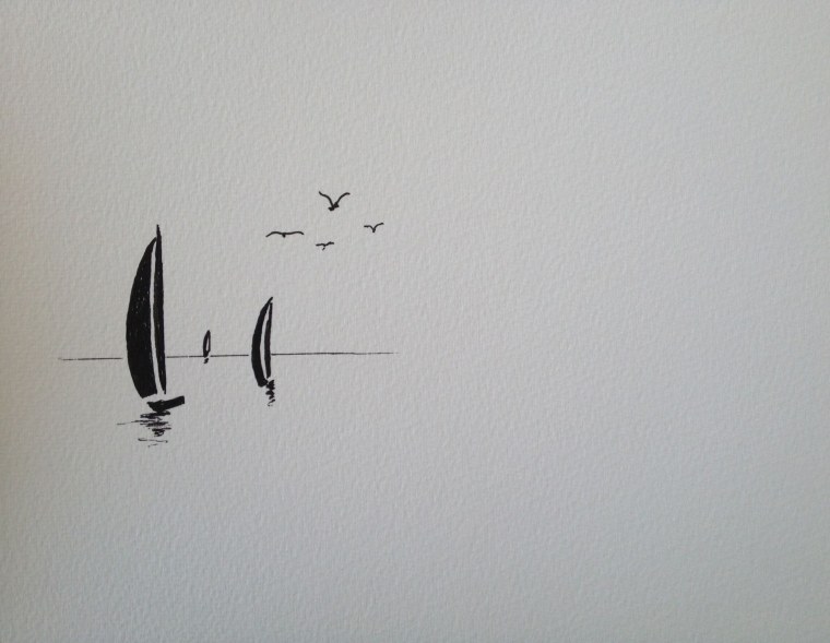 Море Минимализм