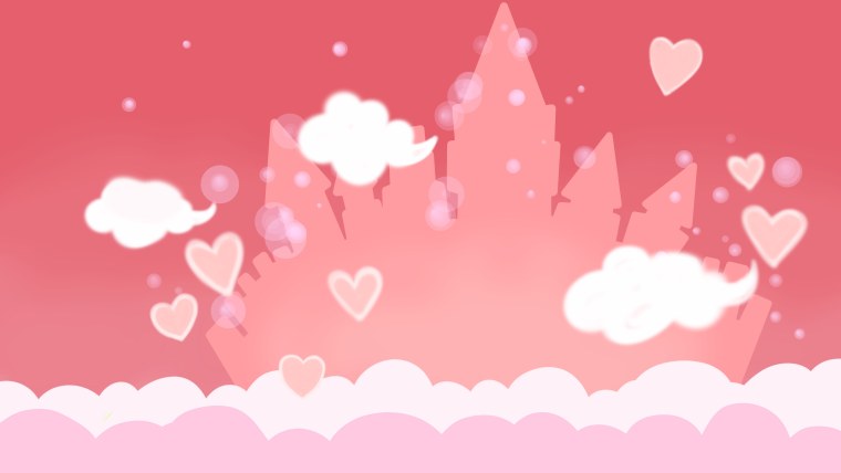 Фон розовый детский