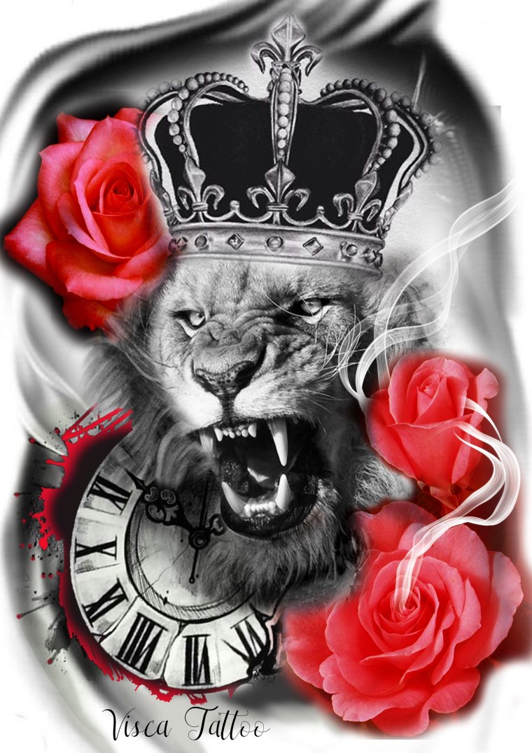 Львица царица с короной