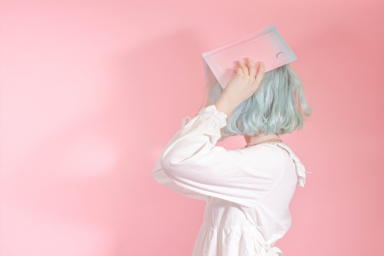 Эстетика розового девушка