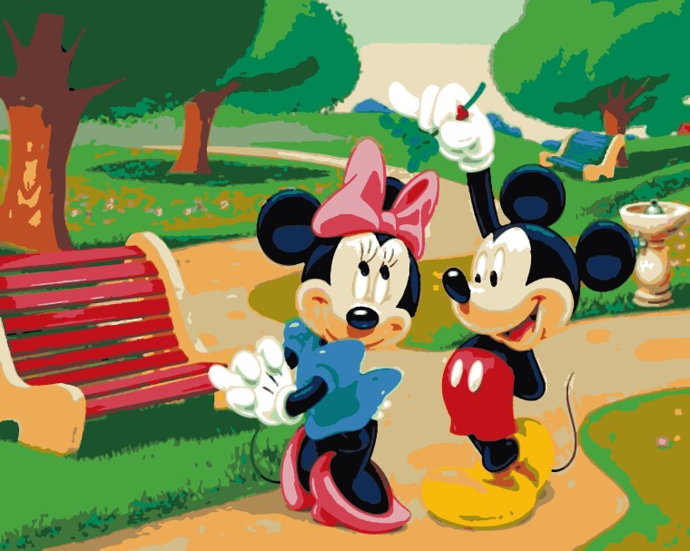 Обои на рабочий стол Микки Маус