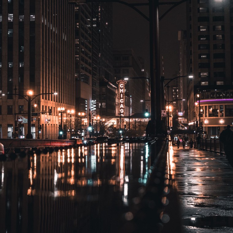Ночные улицы Чикаго