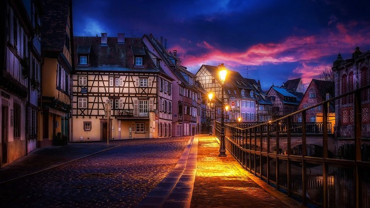 Ночной город улица