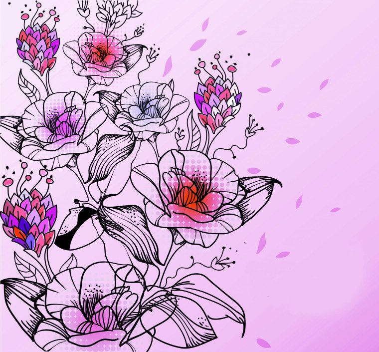 Цветы рисунок