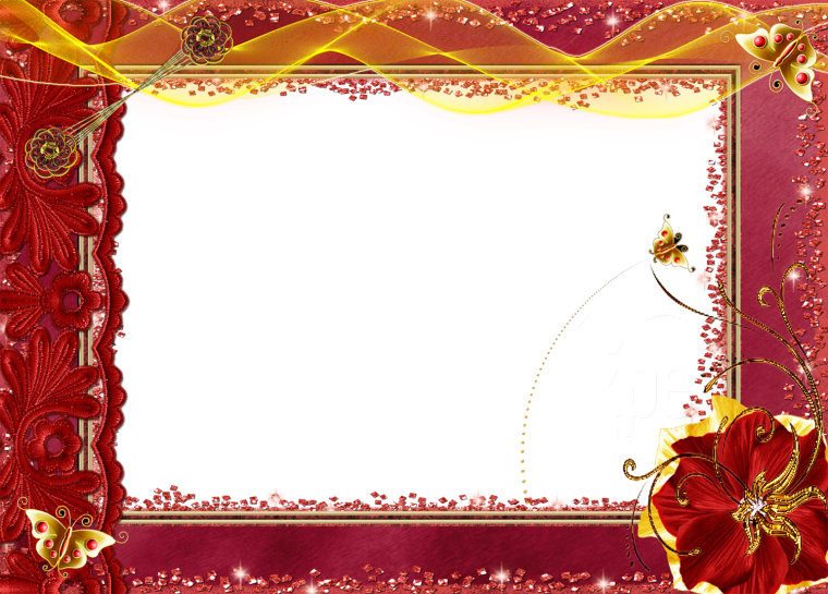 Золотая рамка прямоугольная