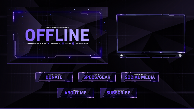 Оффлайн панелька для Твича