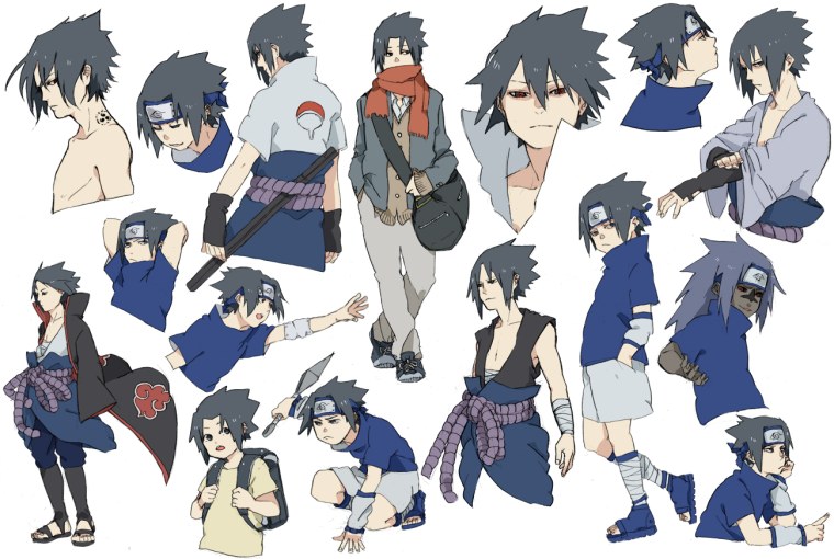 Рост Саске из Наруто