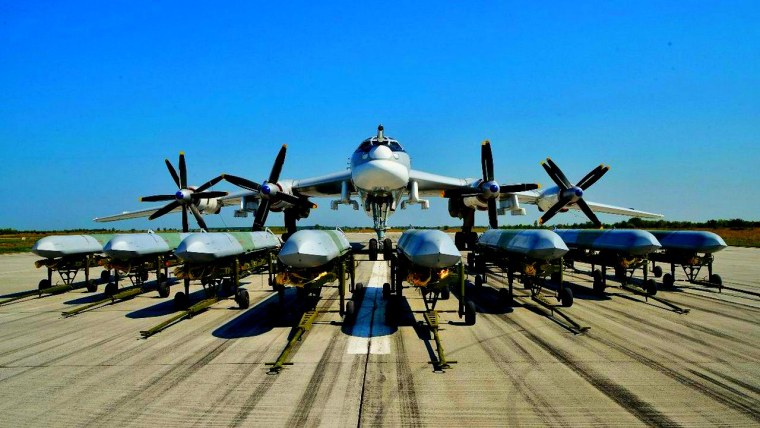 Бомбардировщик дальней авиации России ту 95