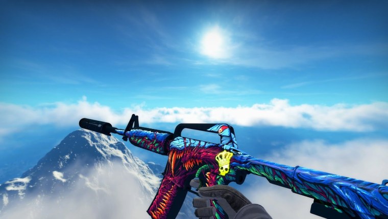 Фиолетовый п90 в КС го