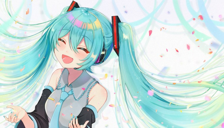 Мику улыбка