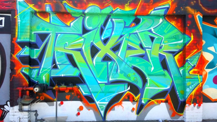 Обои граффити